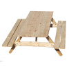 Záhradná lavica, lavička - Záhradná lavica, 120 cm, impregnované drevo (Záhradná lavica, 120 cm, impregnované drevo)
