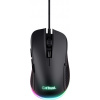 TRUST GXT 922 YBAR/Herní/Optická/Pro praváky/7 200 DPI/Drátová USB/Černá
