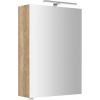 Sapho RIWA galérka s LED osvetlením, 50x70x17cm, dub Alabama RIW050-0022