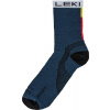 LEKI Trail Running Socks, true navy blue-white, 36-39