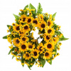 Veniec na dvere - 1 PC Sunflower Emulácia Garland Domov Dvere (Veniec na dvere - 1 PC Sunflower Emulácia Garland Domov Dvere)