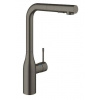 Grohe Dřezová baterie Essence New s vytahovací sprškou Brushed Hard Graphite 30270AL0