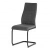 Autronic Jedálenská stolička, šedá, zamatová látka, DCL-X7018 GREY2