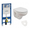 GEBERIT Duofix akciový set WC závesné s predstenovým inštalačným modulom, splachovaním a sedátkom