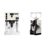 Rancilio Silvia PRO X, bílá + Eureka Mignon Perfetto, NX black