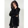 Women's Hooded Teddy Coat Black čierna 5XL Urban Classics 4053838315026