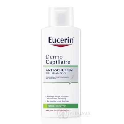 Eucerin DermoCapillaire proti mastným lupinám šampón 250 ml