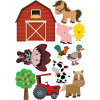 CUKROVÁ TLAČ Opłatek na Tort Cukrová hmota FARMA ZVIERATÁ SADA #3