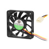 Ventilátor 60x60x10mm 12V/0,13A 4500ot/min, 3 vodiče