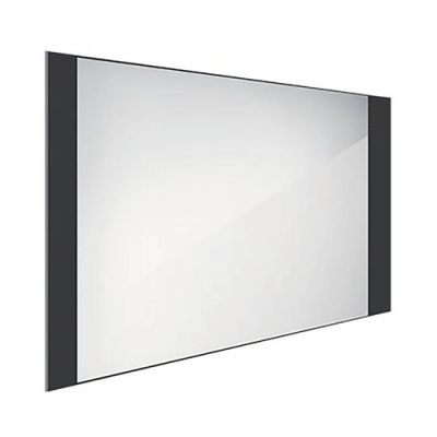 LED zrkadlo do kúpeľne Nimco čierne 100x60 cm ZPC 41004-90