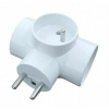 SOLIGHT P91 Rozbočka elektrická 3x10A/230V, 3 zástrčky - roztrojka