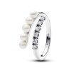 Prsteň PANDORA Perly a pavé 193145C01-50