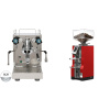 ECM Mechanika Slim PID + Eureka Mignon Libra, CR ferrari red