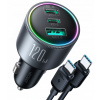 JOYROOM RÝCHLA NABÍJAČKA DO AUTA 120 W + KÁBEL USB-C 100 W