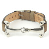 Náramok kožený so zubadlom Dimacci Alba Pur
