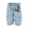 GEOGRAPHICAL NORWAY kraťasy pánske Panoramique Men Basic 063 kapsáče bermudy M svetlo modrá