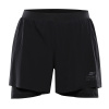 Pánske rýchloschnúce kraťasy s cool dry ALPINE PRO GAJER čierna|3XL