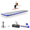 Airtrack inSPORTline Airstunt 500x100x10 cm biely s ručnou pumpou