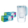 Brita sklenená kanvica 2,5l + 12 filtrov maxtra