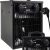 Elektrický ohrievač Kaminer 3 kW (Elektrický ohrievač Farelka Ventilátor Radiátor Termostat 3kW 3000W Výkonný)