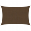 Slnečná plachta, 160 g/m2, hnedá, 2,5x4 m, HDPE