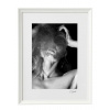 Atelier - Petr Vydra Umelecká čiernobiela fotografia - Chaos vo vlasoch (biely rám), Velikost a varianta fotografií Černý rám 30 x 40 cm ( pasparta 21x 30 cm )