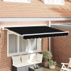 zahrada-XL Zatemniteľná markíza Čierna 350x200 cm látka 3329709