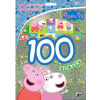 100 samolepiek s maľovankovými listami Prasiatko Peppa