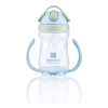 KikkaBoo Hrnček so silikónovou slamkou 300ml 12m+ Blue modrá