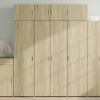 Úzká úložná dub sonoma 80x42,5x225 cm kompozitní dřevo Hnědá 3281352