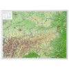 nástěnná mapa Österreich (Rakousko, Austria) 1:1,6 mil., reliéf