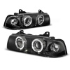 Predné svetlá BMW E36 Coupe Cabrio Angel Eyes Black