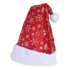 Čapica - Santa Claus so snehovými vločkami 45 cm