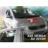 Plexi, ofuky KIA Venga, 5D, 2010 =>, přední + zadní