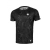 PitBull West Coast - pánský rashguard Performance Mesh NET CAMO 2 all black camo 2XL
