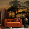 VLADILA Umbrella Pines Dusk - tapeta