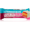 MyProtein Layered Protein Bar proteínová tyčinka príchuť Vanilla Birthday Cake 60 g