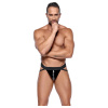 Black Level Men's Vinyl Pants red