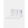 Under Armour Unisex ponožky UA 3-Maker 3pk Mid-Crew Biela XL