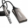 UGREEN Bluetooth 5.0 adaptér do auta, USB prijímač/vysielač, AUX kábel