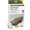 Sada akrylových farieb Vallejo Model Air Color - AFV Paiting System US Vietnam Olive Drab 6x8ml