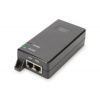 DIGITUS PoE+ Injector, 802.3at, 10/100/1000 Mbps Output max. 48V, 30W DN-95103-2