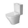 Duravit DuraStyle - WC kombi misa, zadný odpad, s HygieneGlaze, biela 2162092000