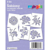 PRIMO MAGIC Papírové šablony - sada H2 - KVĚTINY III