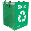 Sixtol Taška na tříděný odpad Sort Easy Glass 30 x 30 x 40 cm, 36 l
