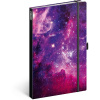 Baagl Notes Galaxie linkovaný 13 × 21 cm