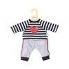 Zapf Dolly Moda Pruhovaná teplákovka, 43 cm