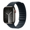 Devia remienok Deluxe Magnetic Fiber Watch Band 44/45/46mm - Evergreen