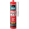 BISON POLY MAX, univerzálne montážne lepidlo a tmel v jednom biely 425G