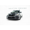 Maxton Design spoiler pod přední nárazník ver.2 pro Subaru Impreza WRX STi Mk3 Facelift, černý lesklý plast ABS